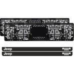 Appcity Jeep Takmatik Pleksi Plakalık (2 Adet)