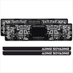 Appcity Isimli Takmatik Pleksi Plakalık (2 Adet)Tsrm3