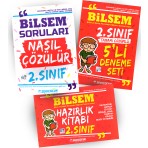 Zeki Çocuk Eğitici Kitaplar Zeki Çocuk Bilsem 2. Sınıf Eğitici Kitaplar 5'li Deneme Seti Tamamı Çözümlü