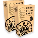 Kahve Dünyası 2'li Paket Filtre Kahve Kağıdı (80 Adet) - Türkiye Üretimi, Nötr Tat, French Press ve Filtre Makineleri için Uygun