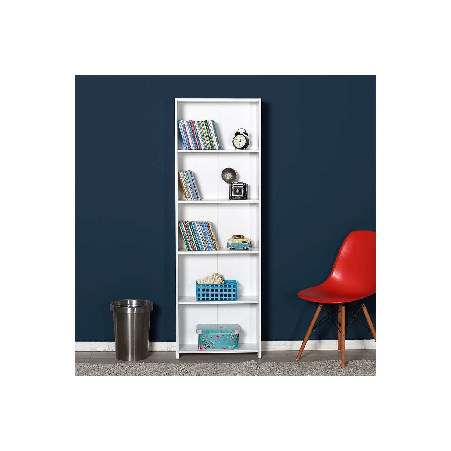 Adore Mobilya 5 Raflı Kitaplık Beyaz Fiyatı Taksit Adore Mobilya 5 Raflı Kitaplık Beyaz Fiyatı Taksit