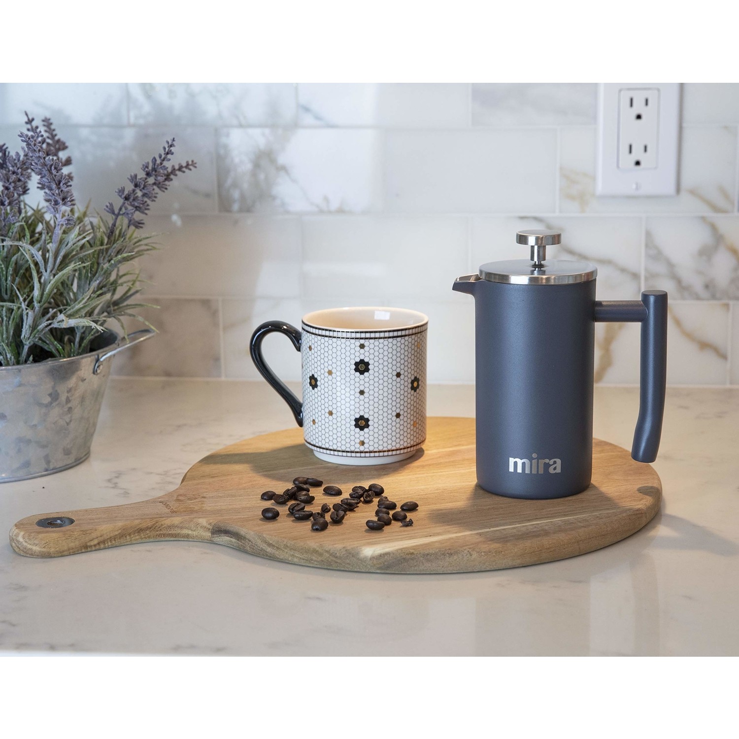 Mira 12 Oz Sıcak Tutan Çelik French Press 350 ml Fiyatı