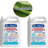 Dr. Mars  5 lt 2 Adet Aloe Veralı Antibakteriyel Alkollü El Dezenfektanı