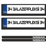 3A Lazerpleksi Nissan Logolu Plakalık