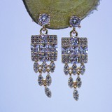 Plt Silver Taşlı Sallantılı Küpe