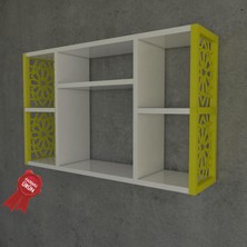 Remaks Terek Remaks Dekoratif Duvar Rafı Sarı