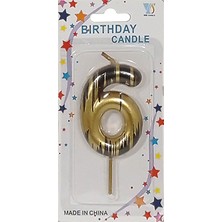 Mum Rakam Altın Siyah 6