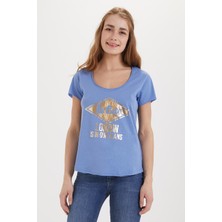 Lee Cooper Darla Kadın O Yaka T-Shirt