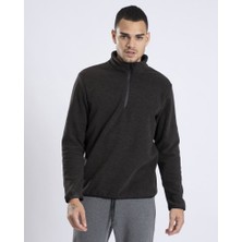 Exuma 2012125 Erkek Antrasit Yarı Fermuarlı Polar