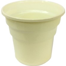 Newoto Bardak Plastik 200 cc Krem Pk:25