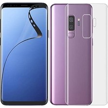 Kvy Samsung Galaxy S9+ Plus Ön Arka Süper Pet Nano Ekran Koruyucu