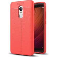 Kvy Xiaomi Redmi Note 4 Deri Görünümlü Lux Niss Silikon Kılıf