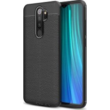 Kvy Xiaomi Redmi Note 8 Pro Deri Görünümlü Lux Niss Silikon Kılıf