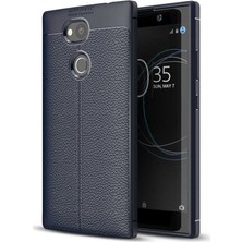 Kvy Sony Xperia Xa2 Ultra H4233 Deri Görünümlü Lux Niss Silikon Kılıf