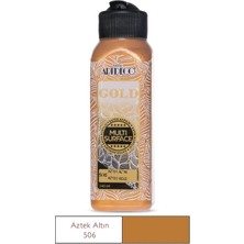 Artdeco Gold Metalik Akrilik Boya Aztek Altın 140 ml Çok Amaçlı Kullanım İçin