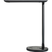 TaoTronics TT-DL13 USB Şarj Portlu 12W LED Masa Lambası Philips EnabLED Programı Üyesi Siyah (5 Renk, 7 Kısıklık Dokunmatik Ayarlı)