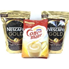 Nescafe Gold 200 gr x 2 + Nestle Coffe Mate 500 gr