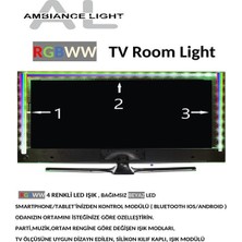 Ambıance Lıght-Rgb Bluetooth Tv Arkası Ortam Aydınlatma (32"-81CM Tv Ler Için)