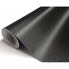 AutoFolyo 3D Karbon Fiber Folyo Siyah 127 cm x 1 Metre Kaplama Folyosu
