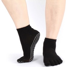 Iguana Yoga Pilates Dans Çorabı - Kaymaz Parmaklı Spor Kaydırmaz Çorap