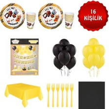 Inşaat Temalı Doğum Günü Parti Seti 16 Kişilik