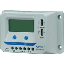 Tommatech 20 A Amper 12/24 V Volt Şarj Kontrol Cihazı Regülatörü