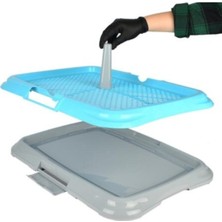 Maxisol  Kedi Köpek Açık Tuvaleti Çiş Eğitimi Elekli Alıştırma Lazımlık Seti