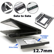 DVD Yuvasına Takılan SSD HDD Kutusu 12.7mm HDD Caddy Kızak