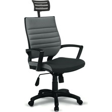 Asbir Rigel 55500 Gri Siyah Çalışma Sandalyesi Bilgisayar Koltuğu