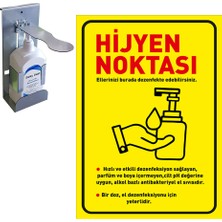 New Jargon Hijyen Noktası Sarı Zeminli Dekote Malzeme 25 x 35 cm SYL32