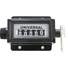 Universal LB-102-5 V1 5 Hane Sayaç Kolu Tam Tur Dönmeli Turmetre Sayaç