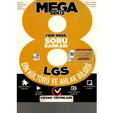 Cevap Yayınları Mega 8.Sınıf Lgs Din Kültürü Yeni Nesil Soru Bankası