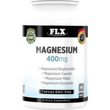 FLX Magnesium Bisglisinat Malat Taurat Glukonat 90 Tablet