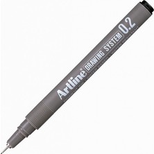 Artline 232 Çizim Kalemi 0.2 mm Siyah Tekli