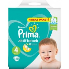 Prima Fırsat Paketi Maxi 4 Beden 9-14 kg 60'lı