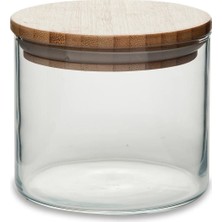 Paşabahçe 43663 Bamboo Bambu Kapaklı Cam Kavanoz 700 cc