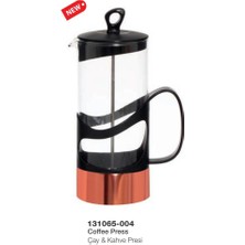 Centrepoint Herevin French Press Süzgeçli Çay Kahve Kupası 1000 ml Bakır