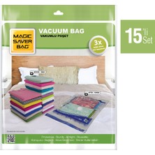Magıc Saver Bag 15'li Vakumlu Poşet