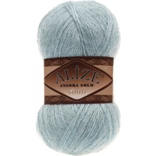 Alize Angora Gold Simli 114 Mint Örgü İpi