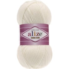 Alize Cotton Gold 62 Açık Krem  Örgü İpi