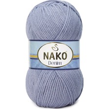 Nako Denim 6540 Koyu Lila Örgü İpi