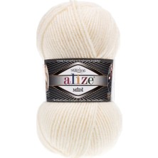Alize Superlana Midi 62 Krem Örgü İpi