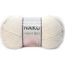 Nako Süper İnci El Örgü İpi  | Mantar 6383