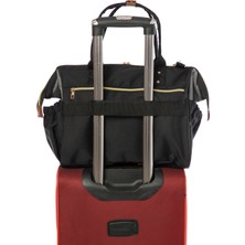 Lal Baby Baggage Bag Siyah Gri Omuz Askılı Anne Bebek Bakım Çantası