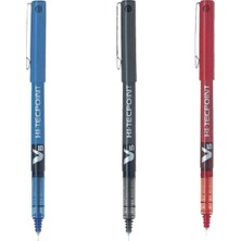 Pilot V5 Hi-Tecpoint İğne Uclu Roller Kalem 0.5 mm Mavi 1 adet