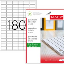 Tanex TW-2060 Sevkiyat ve Lojistik Etiketi 30 mm x 9 mm