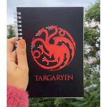 Paytak Moda Game Of Thrones Stark Targaryen Defter Spiralli A5 96 Yaprak 2'li