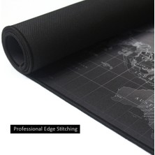 Buyfun Dünya Haritası ile Büyük Mouse-Pad Büyük Boy Genişletilmiş 70x30cm.