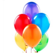 Balonevi Balon Metalik Karışık Renk 100 Adet