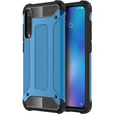 Caseart Xiaomi Mi 9 Kapak Çift Katmanlı Zırh Tank Kılıf - Mavi